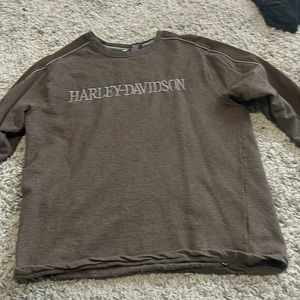 brown crewneck